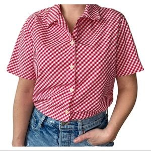 Vintage gingham shirt, Size 12